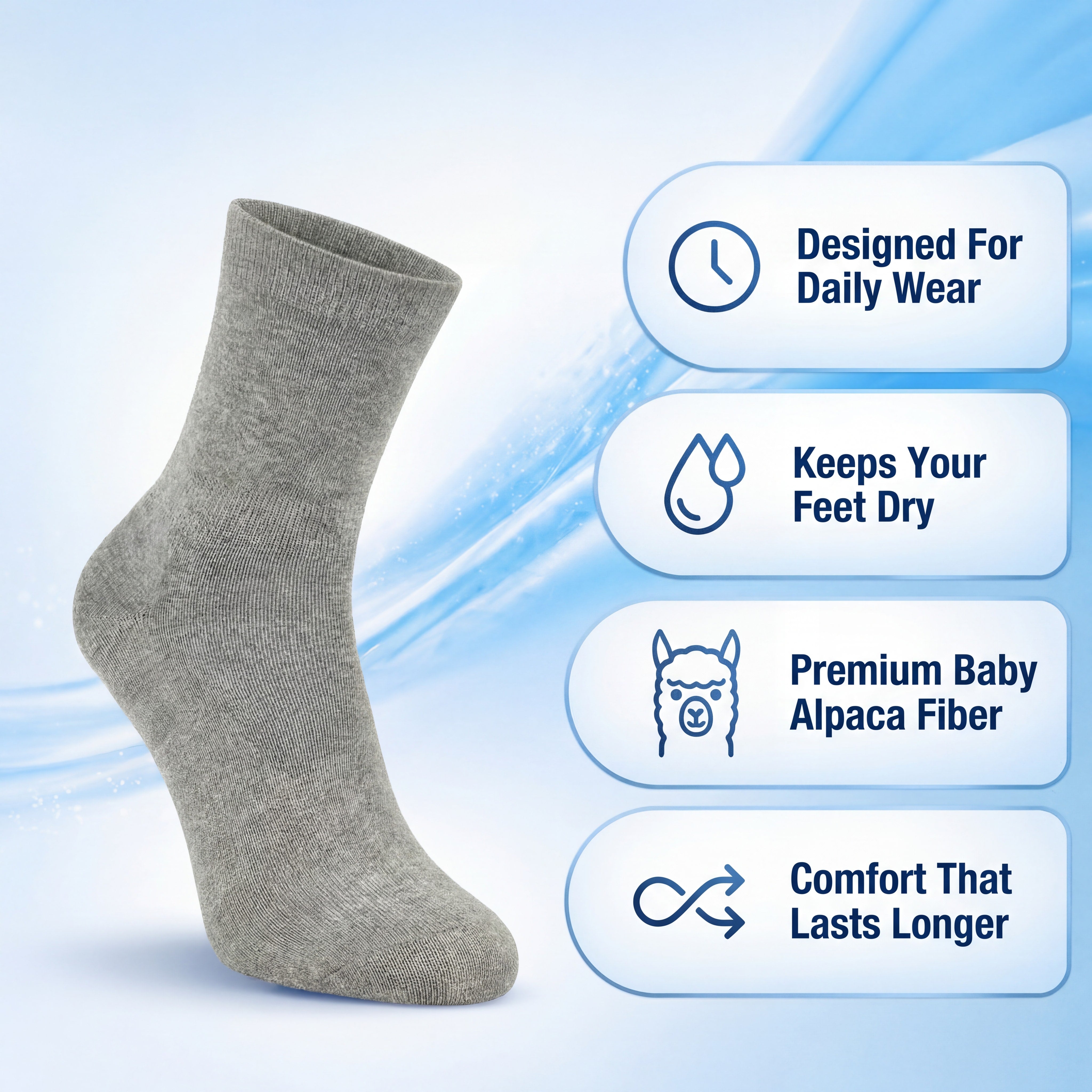 Alpaca Trail Ankle Socks